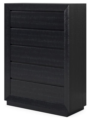 Londer - Five Drawer Chest - Black