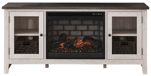 Dorrinson - TV Stand With Fireplace Insert