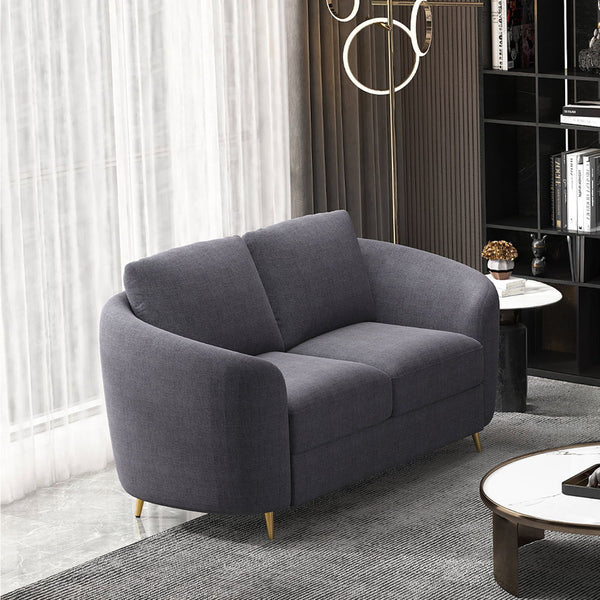 Yuina - Loveseat - Gray Linen