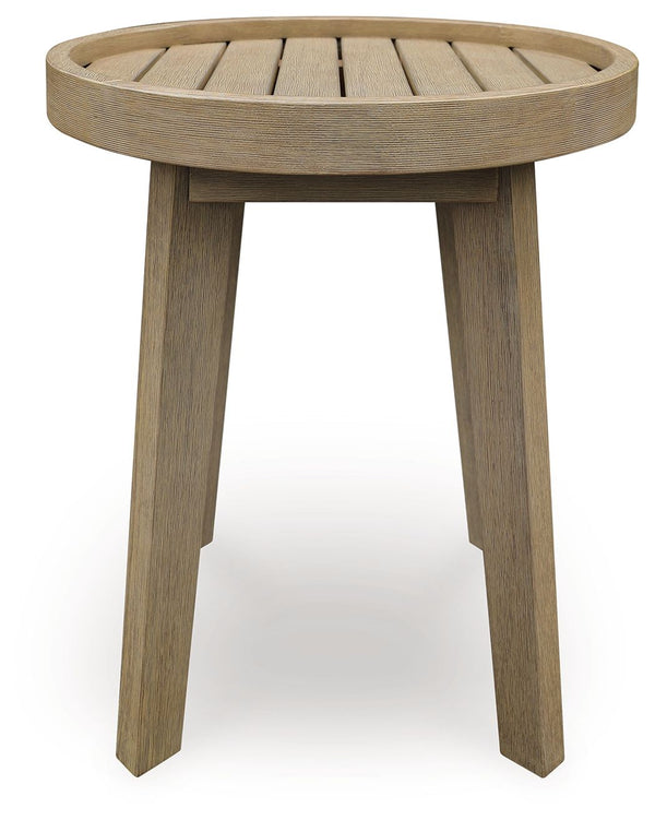 Marina Sun - Beige - Round End Table