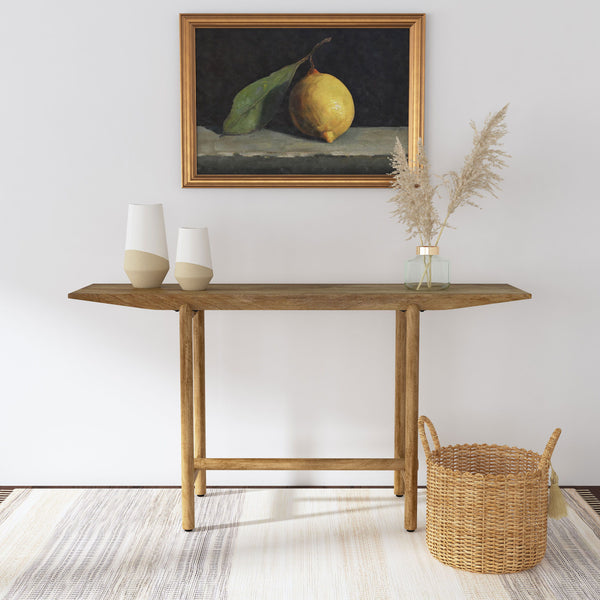 Darius - Solid Wood Entryway Console Table - Mango