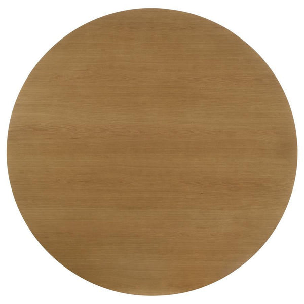 Hartville - 60" Round Dining Table - Natural Light Brown