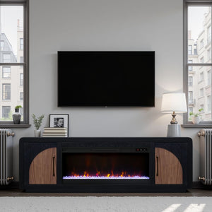 Eclipse - Fireplace TV Stand
