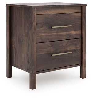 Calverson - Night Stand Light Brown 2 Drawers