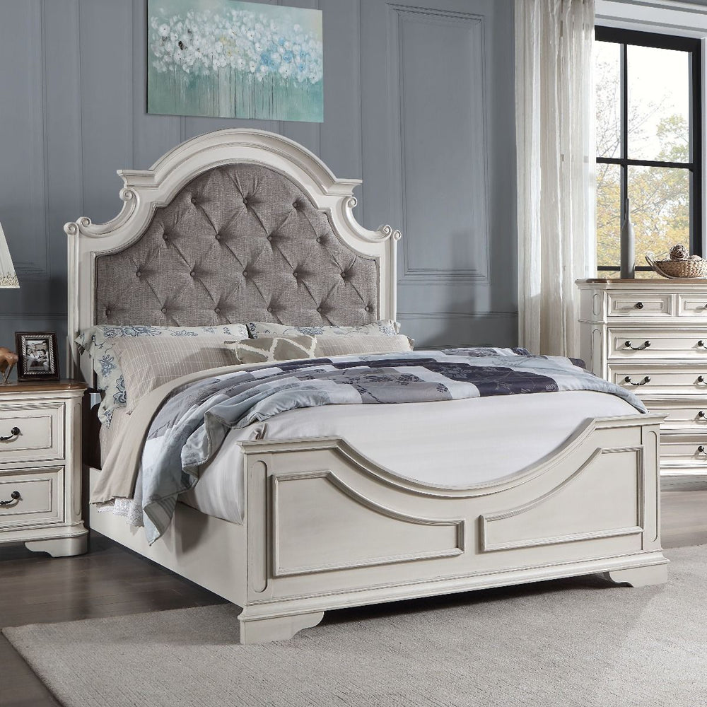 Florian - Bed Beige Queen