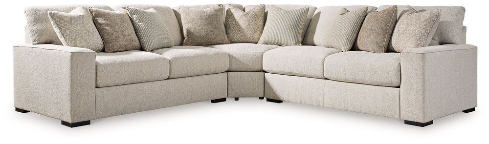 Ballyton - Sectional Beige 3 Pc. Sectional