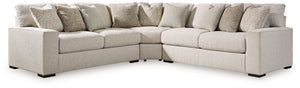 Ballyton - Sectional Beige 3 Pc. Sectional