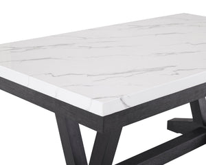 Vance - 5 Piece Dining Room Set - Charcoal / Dove