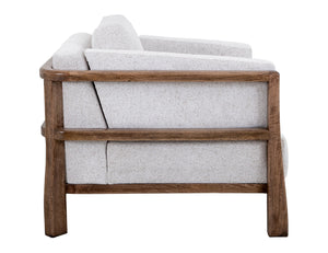 Roots - Armchair - Pearl Silver / Light Brown