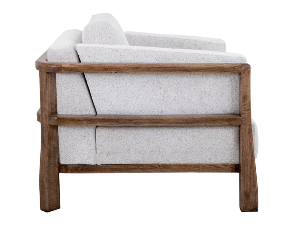 Roots - Armchair - Pearl Silver / Light Brown