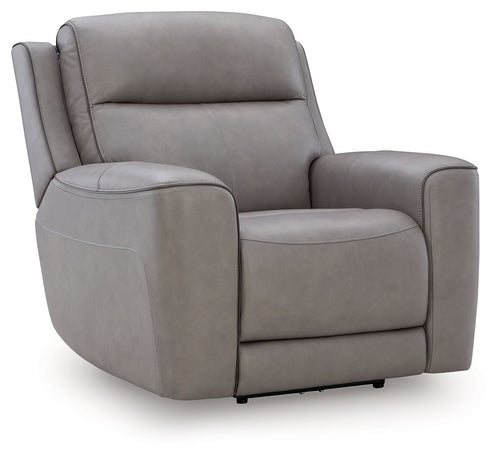 5Z-Comfort - Relaxation - Power Recliner With Adj Headrest Dark Gray