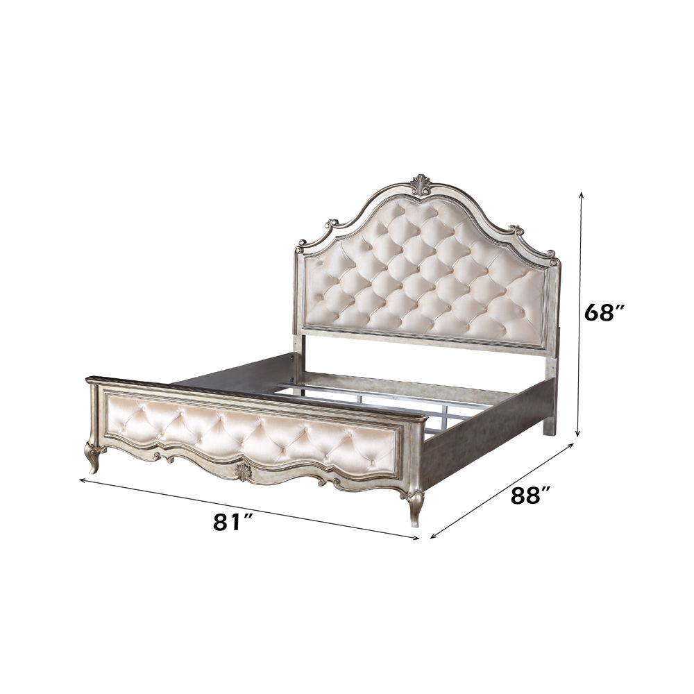 Esteban - Bed Antique Champagne