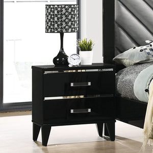 Chelsie - Nightstand Black