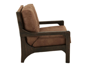 Balam - Upholstered Armchair - Woodsy Brown