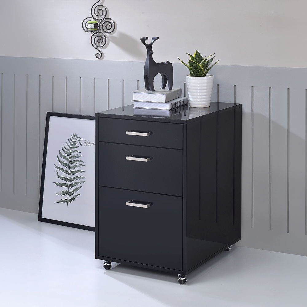 Coleen - File Cabinet Black