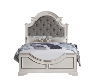 Florian - Bed Antique White Queen