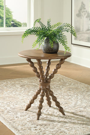 Jadner - Accent Table - Light Brown