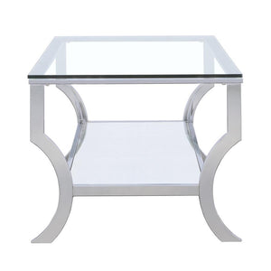 Saide - Rectangular Glass Top Table