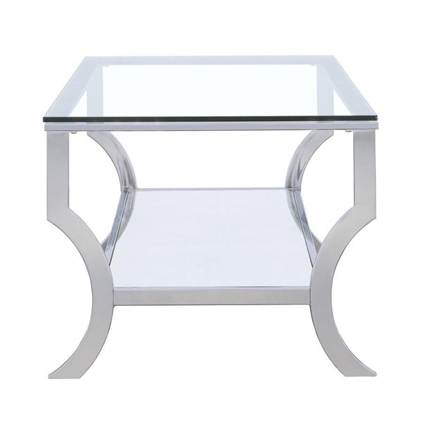 Saide - Rectangular Glass Top Table