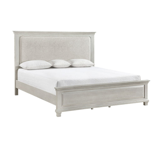 Silver Sands - Upholstered Bed Gray