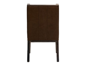 Balam - Leather Upholstered Chair (Set of 2) - Brown
