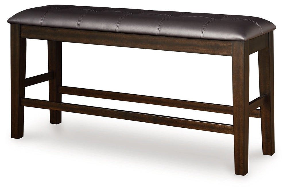 Haddigan - Upholstered Bench Dark Brown Upholstered Benches