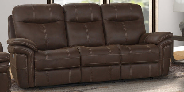 Mason - Power Sofa - Dark Kahlua