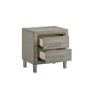 Lennox - 2 Drawer Nightstand - Gray