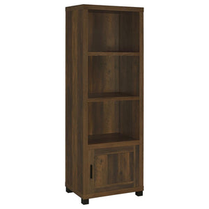 Sachin - 3-Shelf Engineered Wood Media Tower Dark Brown