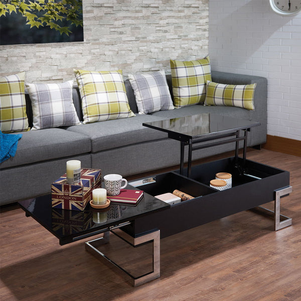 Calnan - Coffee Table w/Lift Top Black
