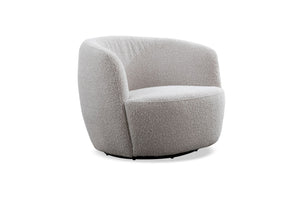 Carina - Swivel Barrel Chair Bloke Cotton 1 Piece