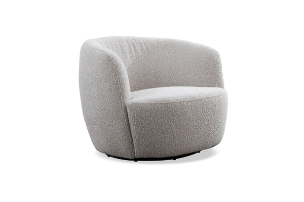 Carina - Swivel Barrel Chair Bloke Cotton 1 Piece