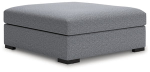 Bealton - Oversized Accent Ottoman - Salt And Pepper