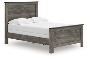 Frandern - Panel Bed Gray Full None