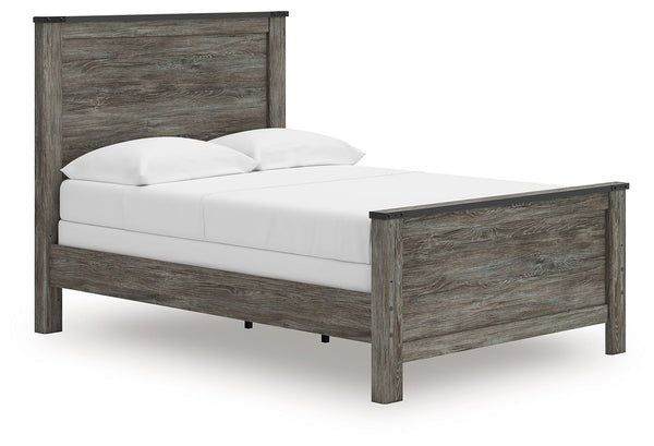 Frandern - Panel Bed Gray Full None