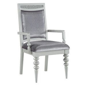Maverick - Arm Chair (Set of 2) - Fabric & Platinum