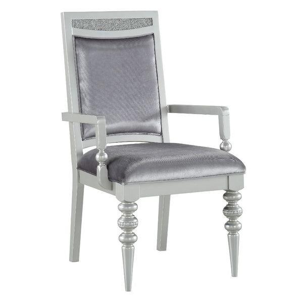 Maverick - Arm Chair (Set of 2) - Fabric & Platinum