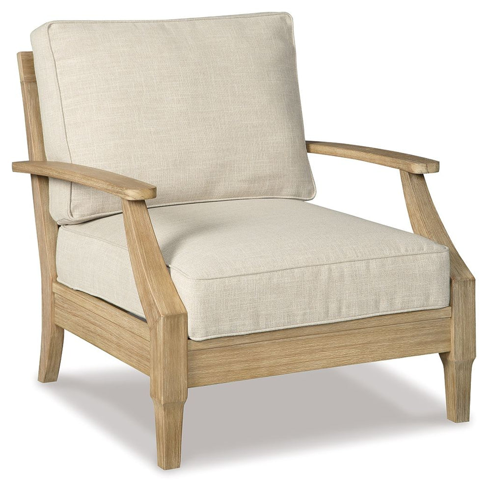 Clare - Beige - Lounge Chair w/Cushion