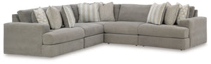 Avaliyah - Sectional Dark Gray 5 Pc. Sectional