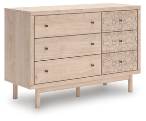 Arloster - Six Drawer Dresser Beige Dressers