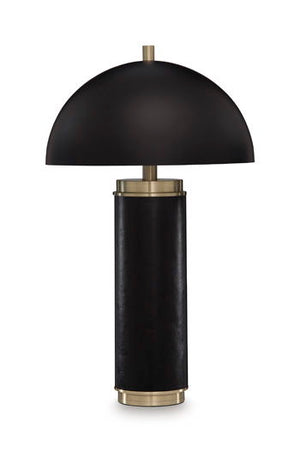Lemland - Metal Table Lamp - Black / Gold Finish