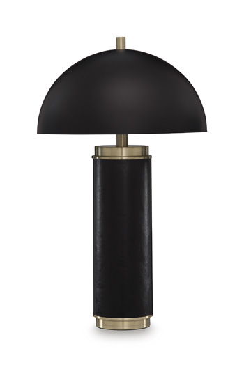 Lemland - Metal Table Lamp - Black / Gold Finish
