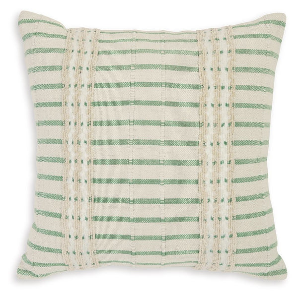 Rowton - Pillow (Set of 4) - White / Green