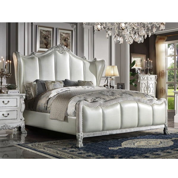 Dresden II - Bed Bone White California King
