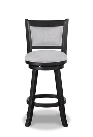 Cecil - Swivel Bar Stool (Set of 2) Gray
