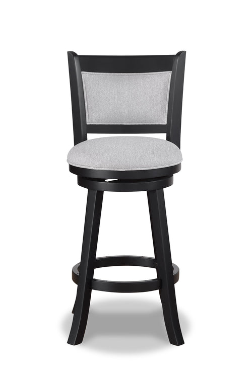 Cecil - Swivel Bar Stool (Set of 2) Gray