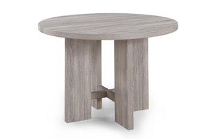 Amara - 5 Piece Round Dining Set Drift Wood - Drift Wood