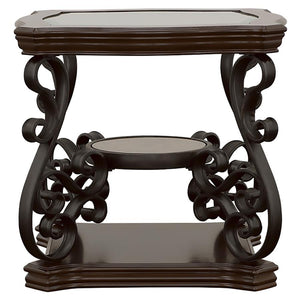 Laney - Glass Top Coffee And End Table Set