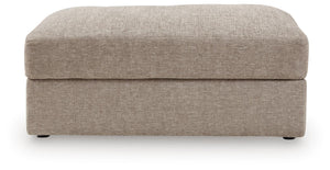 Nexora-Court - Oversized Accent Ottoman - Burlap
