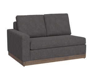 Georgia - Fabric Loveseat Dark Gray
